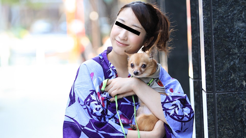 10musume-082423_01-FHD-犬の散歩中に犬好きな浴衣美人をナンパゲット! ~ 佐々木レイ