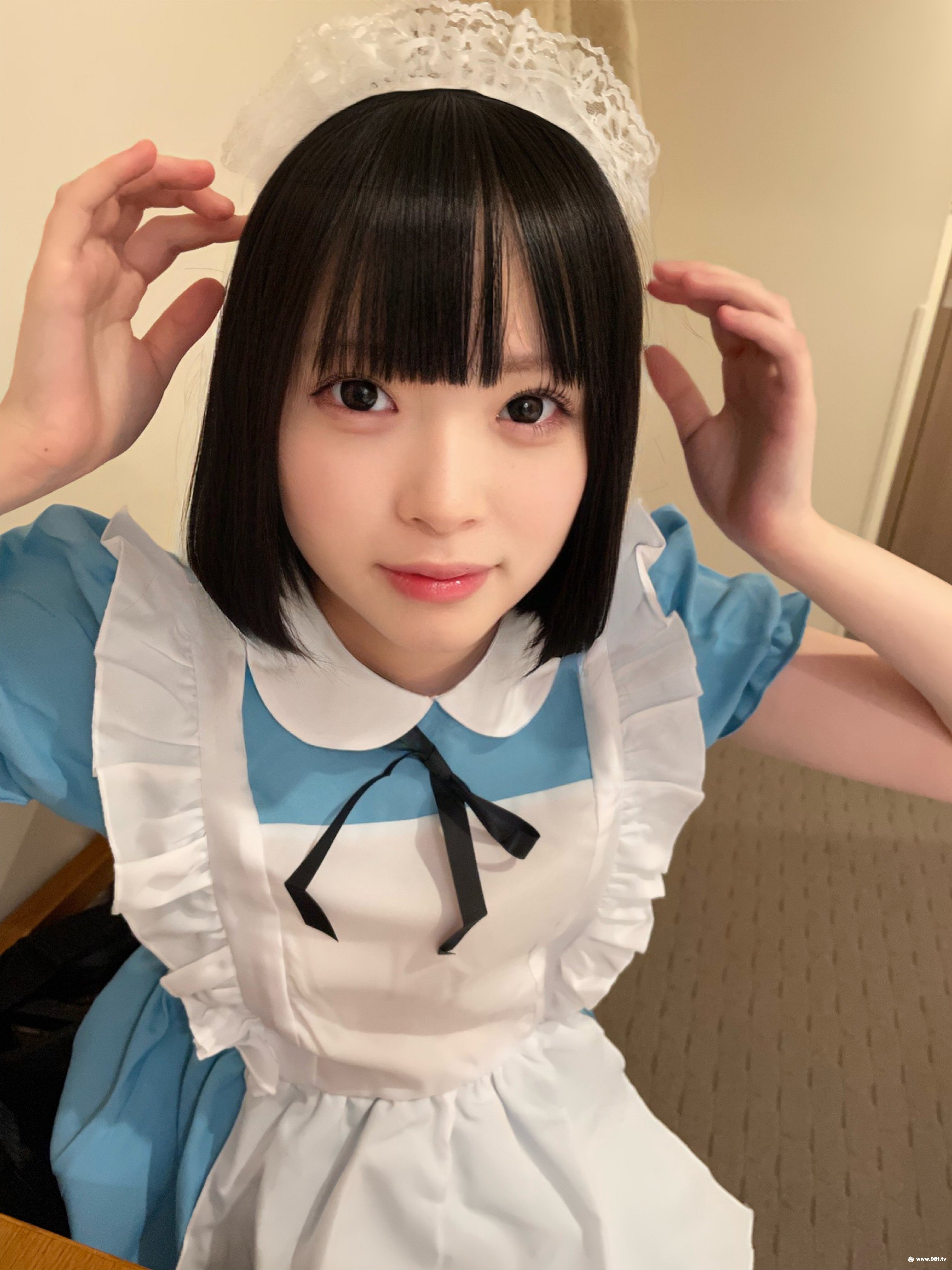 【日本武士全胜优胜,感谢感动!】我把皮肤白皙的天使由娜租借给了我的三个粉丝。-cd2