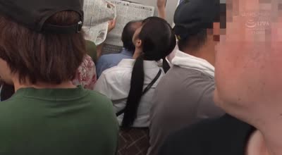 NHDTC-2701 巨乳少女羞恥電車2 発育した胸を変態性癖で汚しまくれ! 推定Iカップ 潮透け好感度娘